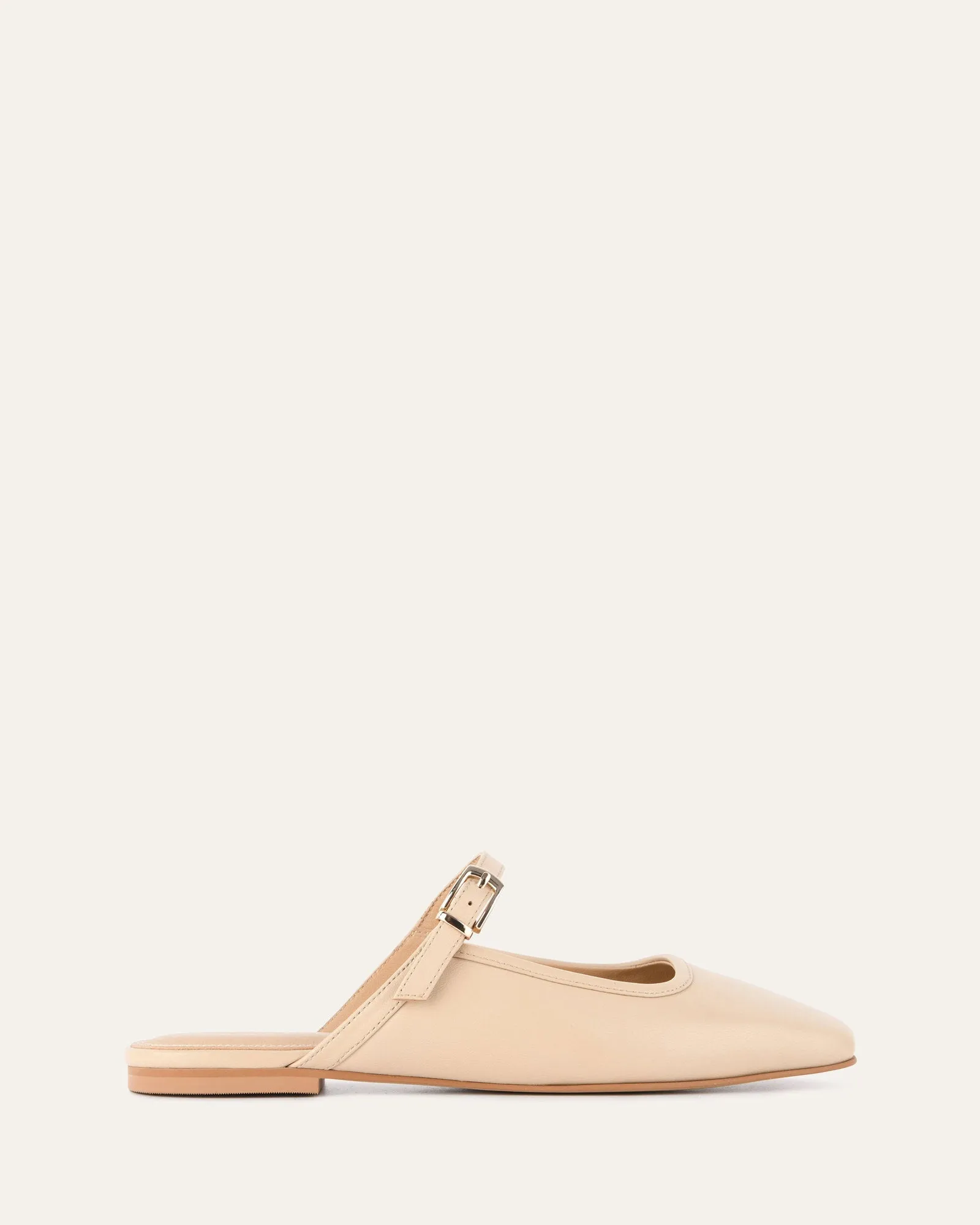 SAMMY DRESS FLATS SAND LEATHER