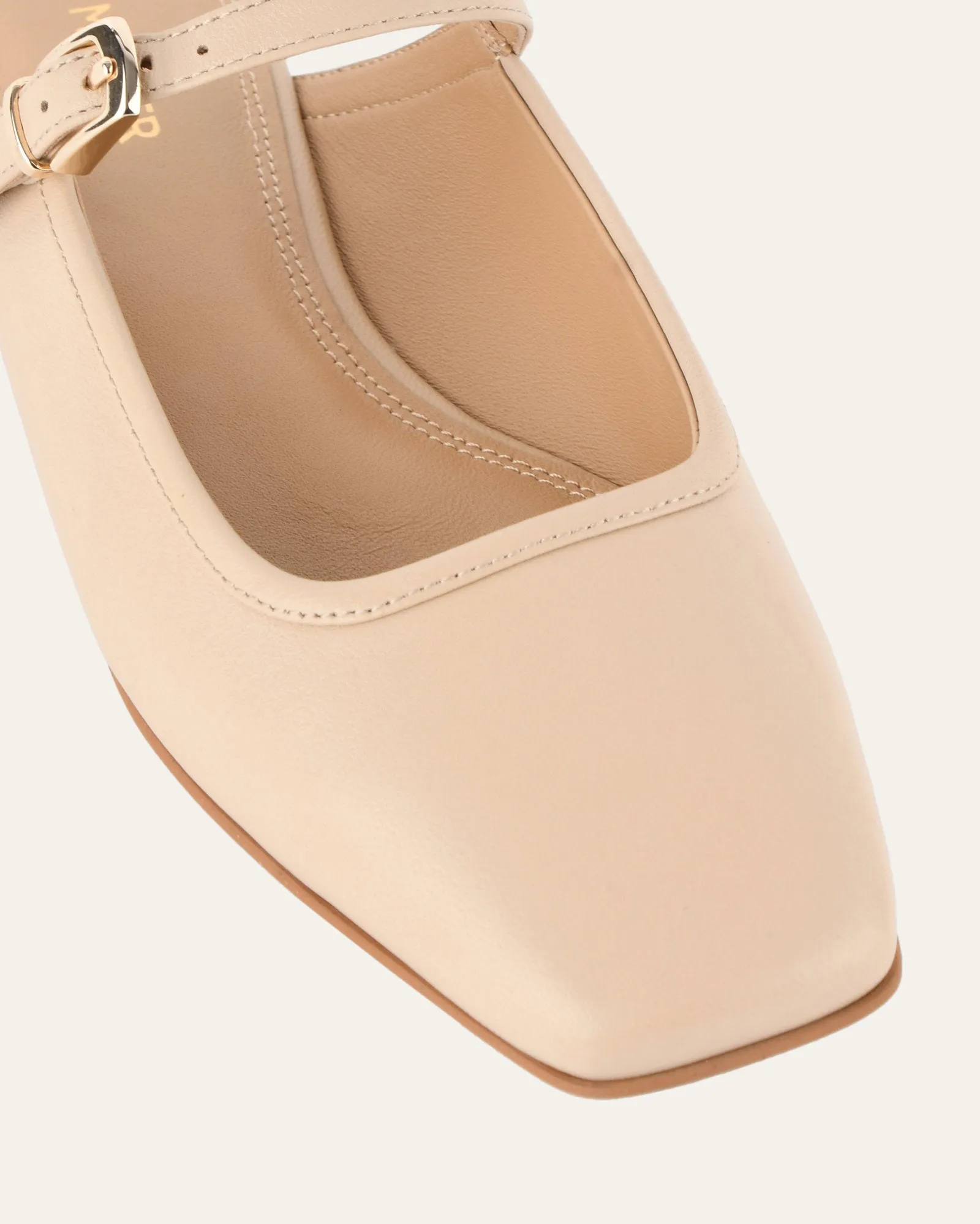 SAMMY DRESS FLATS SAND LEATHER