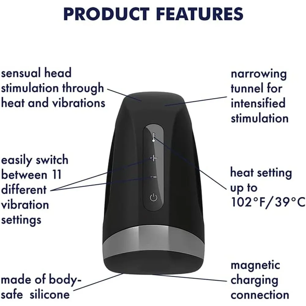 Satisfyer Men Heat And Vibration Masturbator