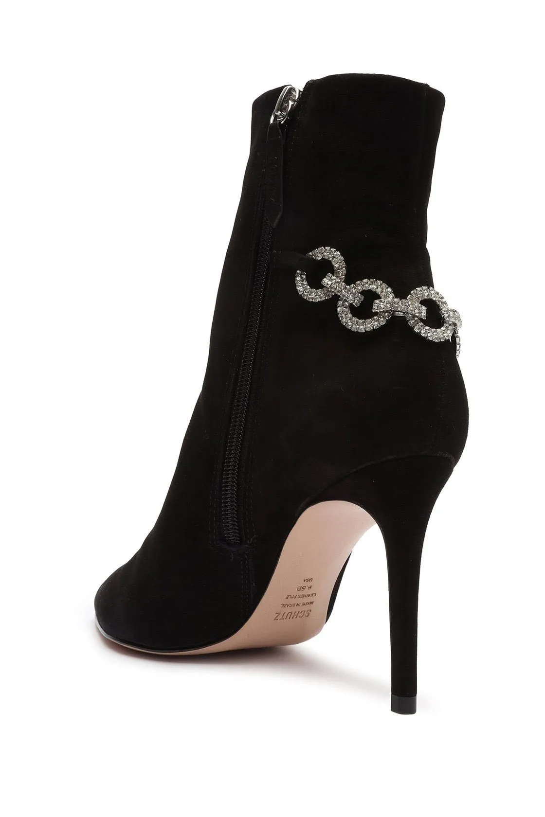 SCHUTZ | Elisha Bootie - Black/Chain