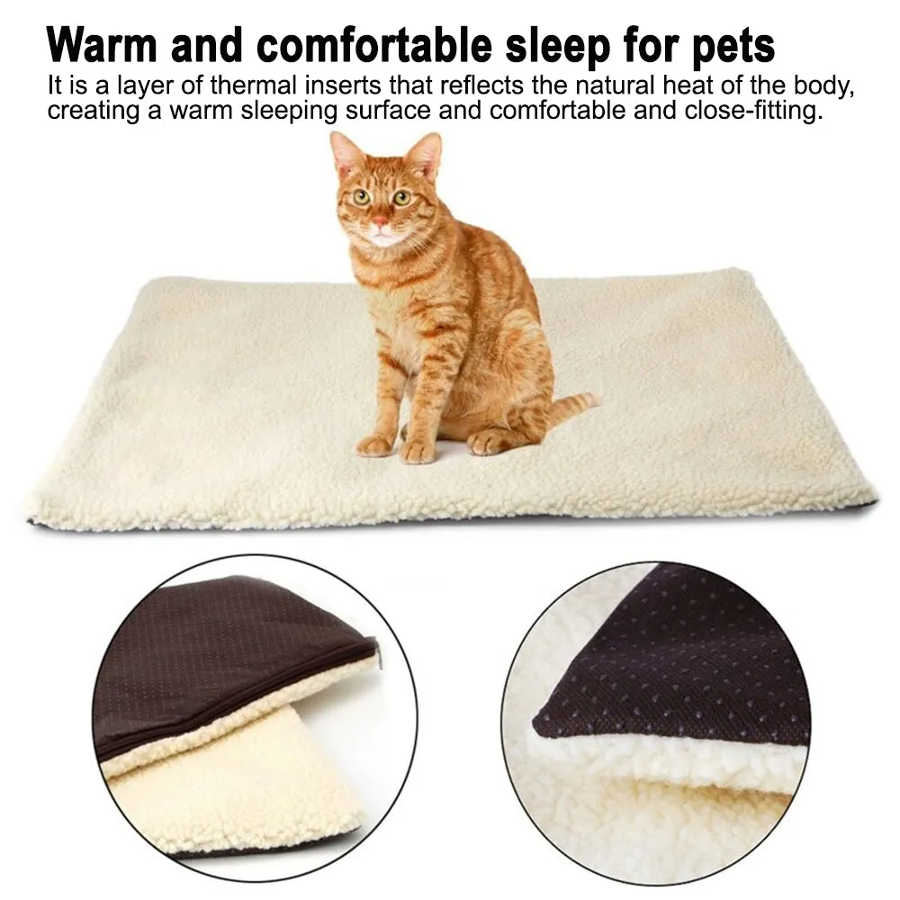 Self-Heating Thermal Pet Bed Self Warming Pet Mat