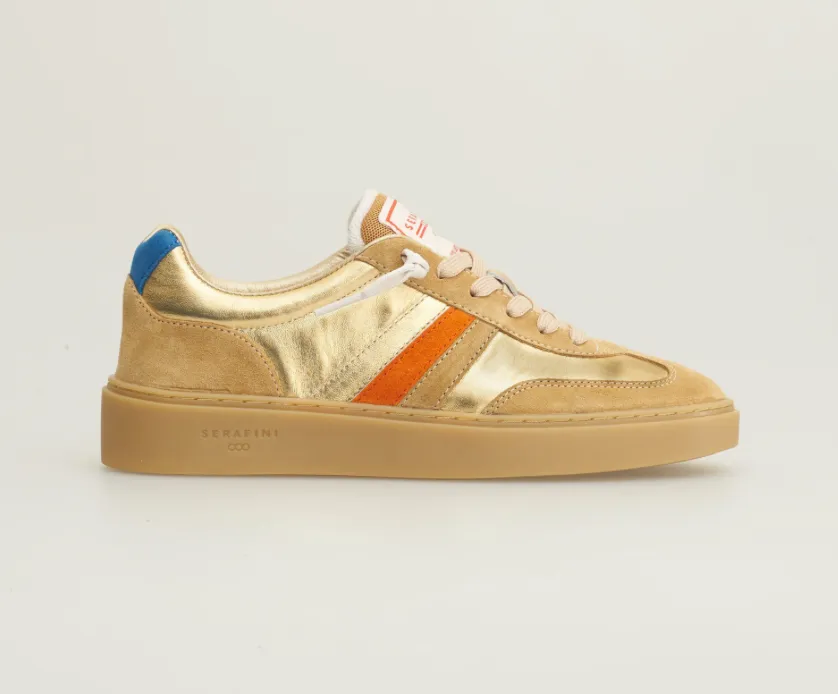 Serafini Gold Camel Serafini Court Trainer