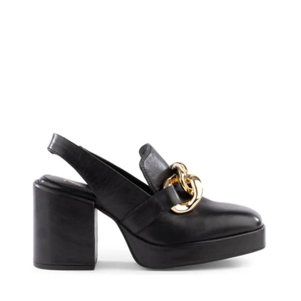 Seychelles Girls Best Friend Heel in Black Leather