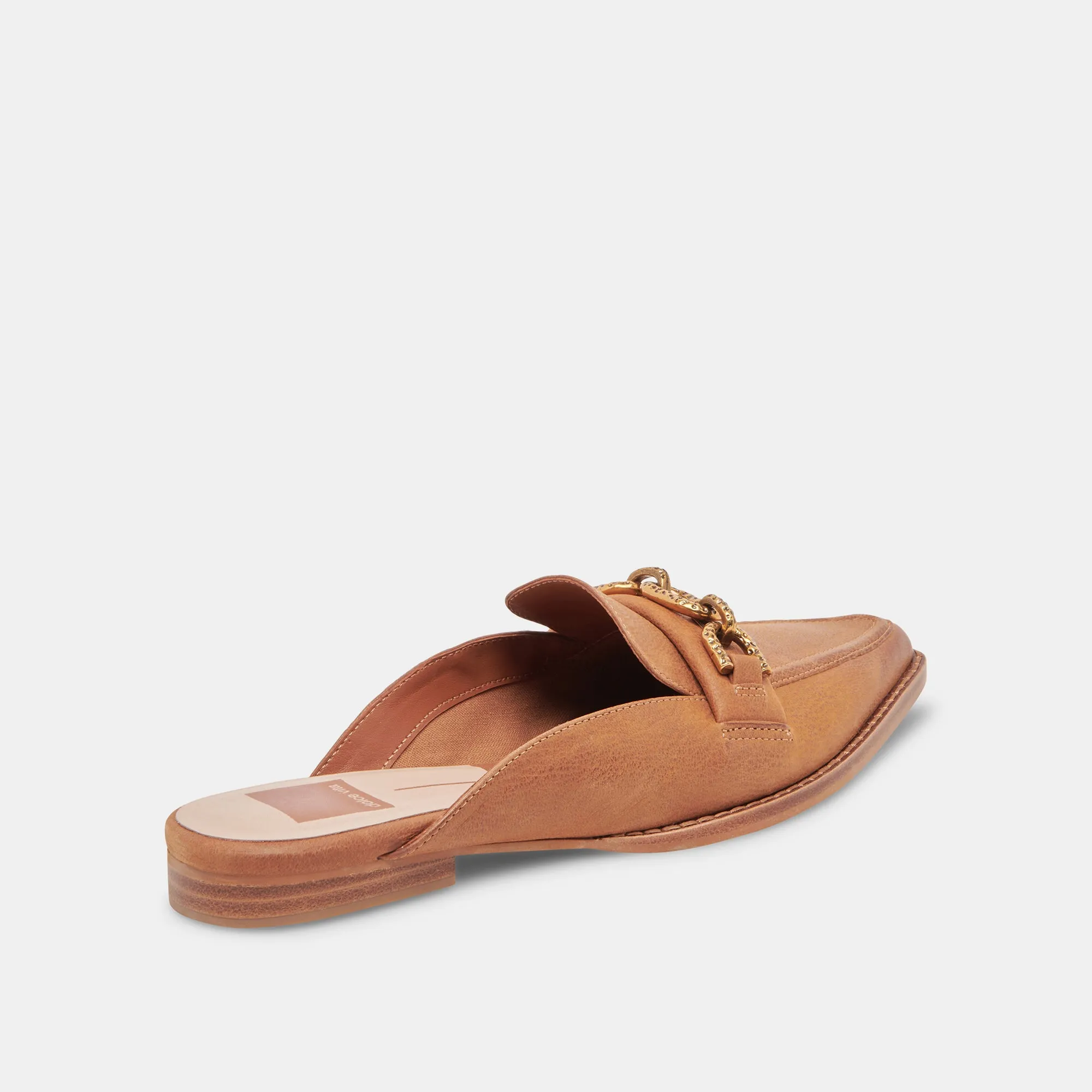 SIDON FLATS BROWN LEATHER