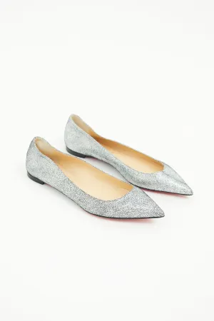 Silver Iridescent Ballalla Flat