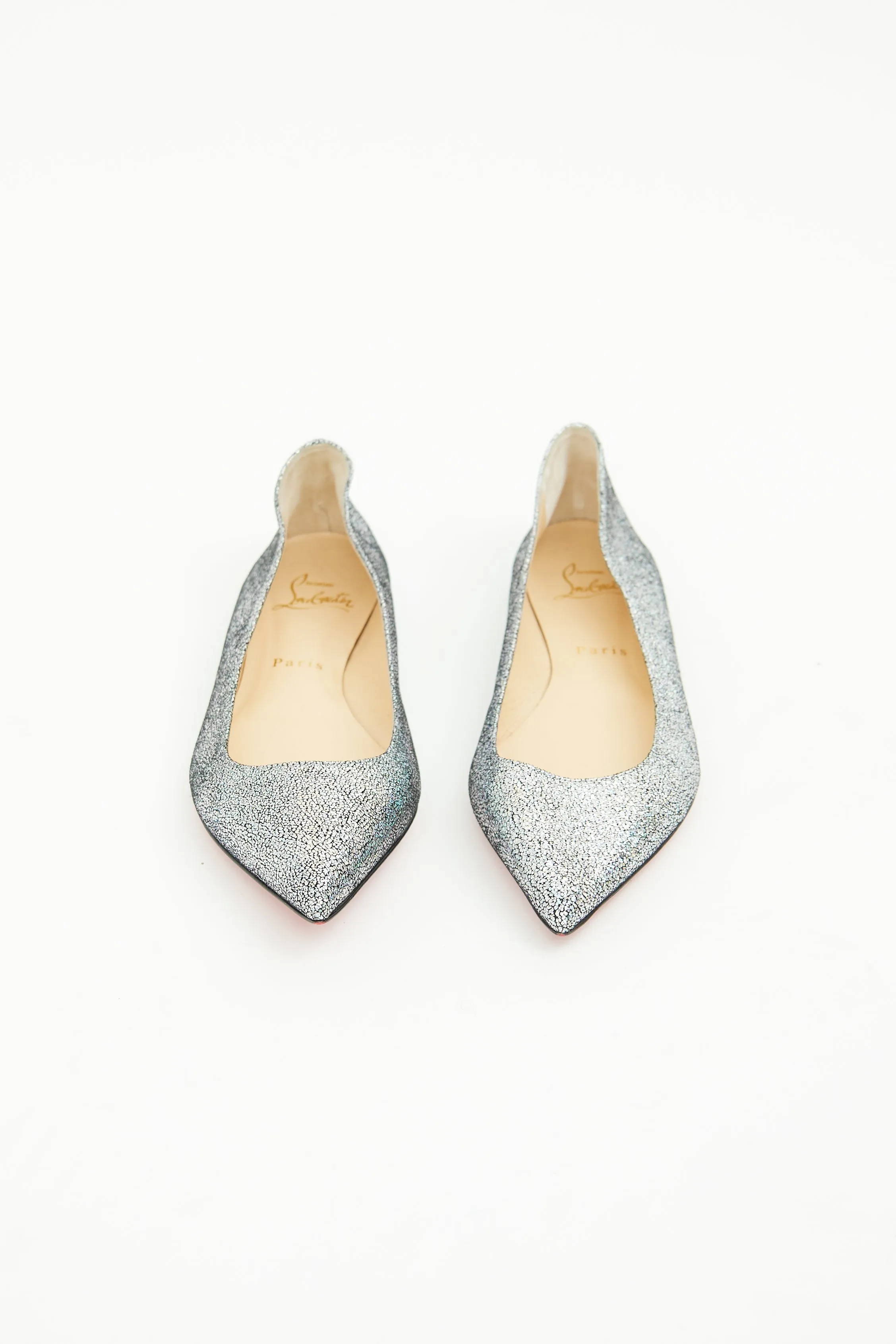 Silver Iridescent Ballalla Flat