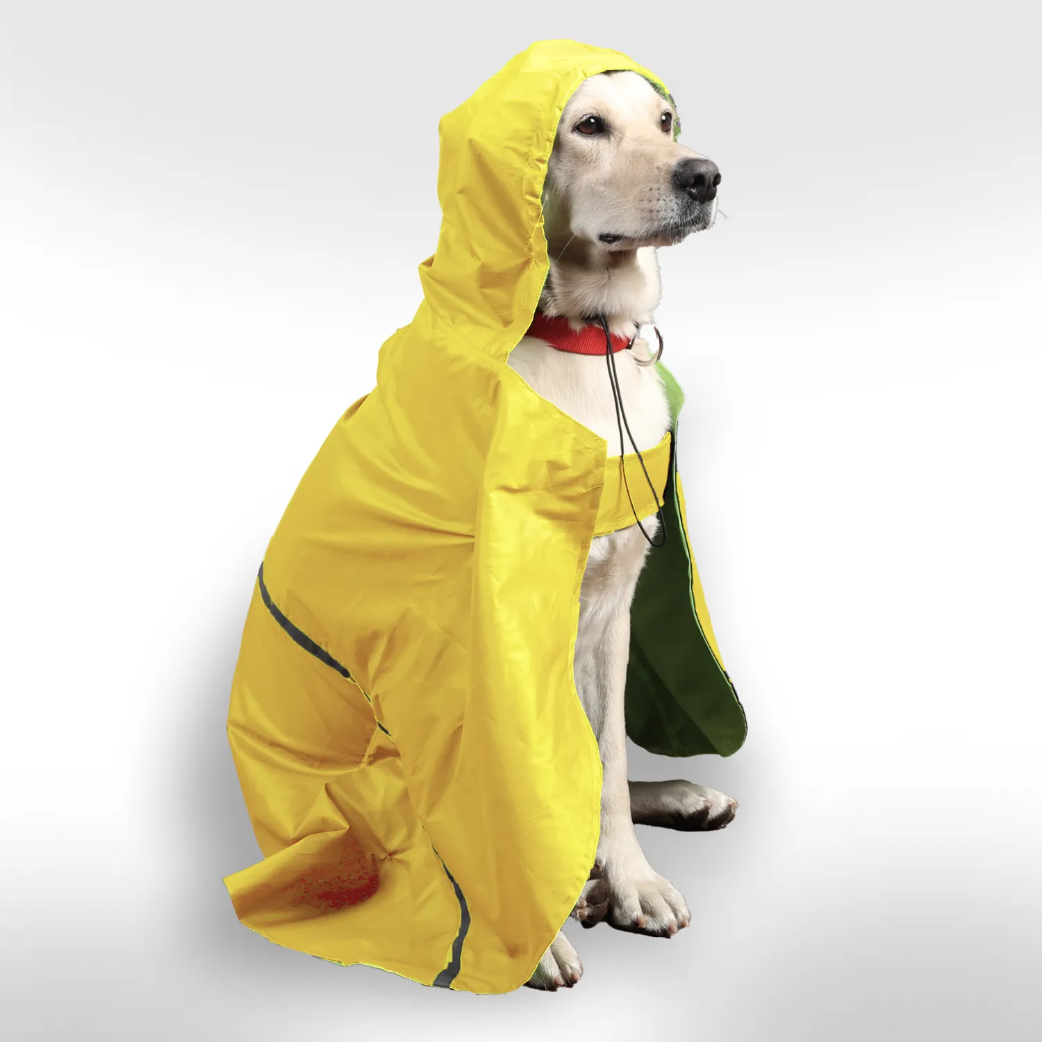 Skatrs Full Coverage Cape Style Raincoat for Dogs and Cats (Yellow)