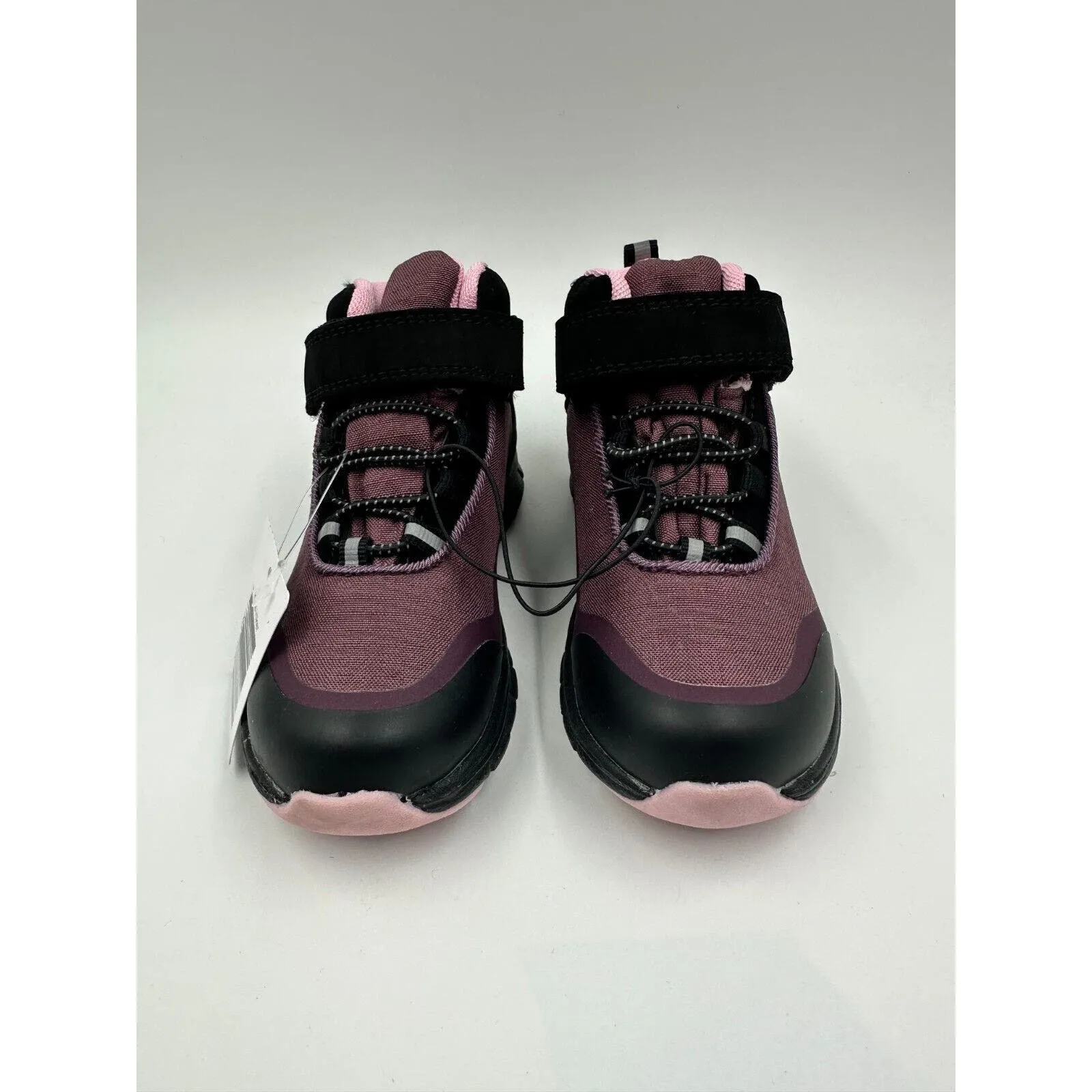 Small Kid Size 10, Toddler Pink and Black Hikers