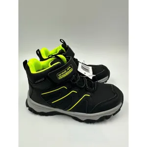 Small Kid Size 13, black and Yellow High Top Hikers