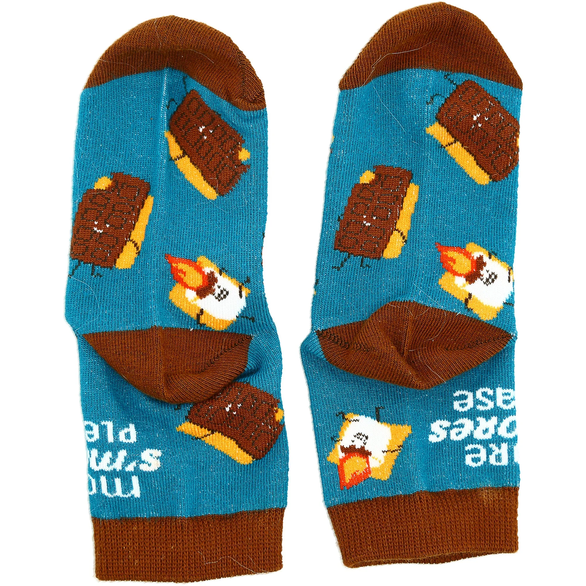 S'mores M/L Youth Cotton Blend Crew Socks