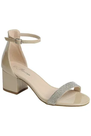 Taupe Sparkle Sandal