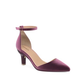 The D'Orsay - Sugar Plum Velvet 3 Stiletto