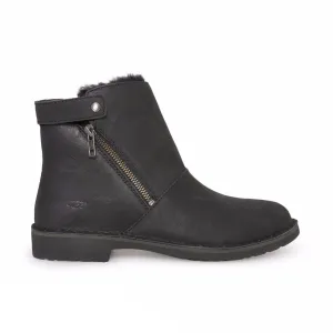 UGG Kayel Leather Black Boots