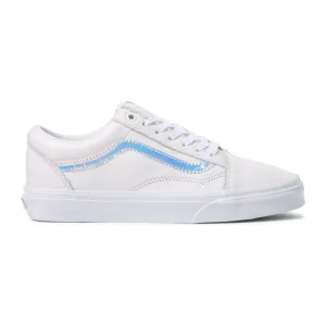 Vans Unisex Holo Sidestripe Old Skool Shoes - White / True White