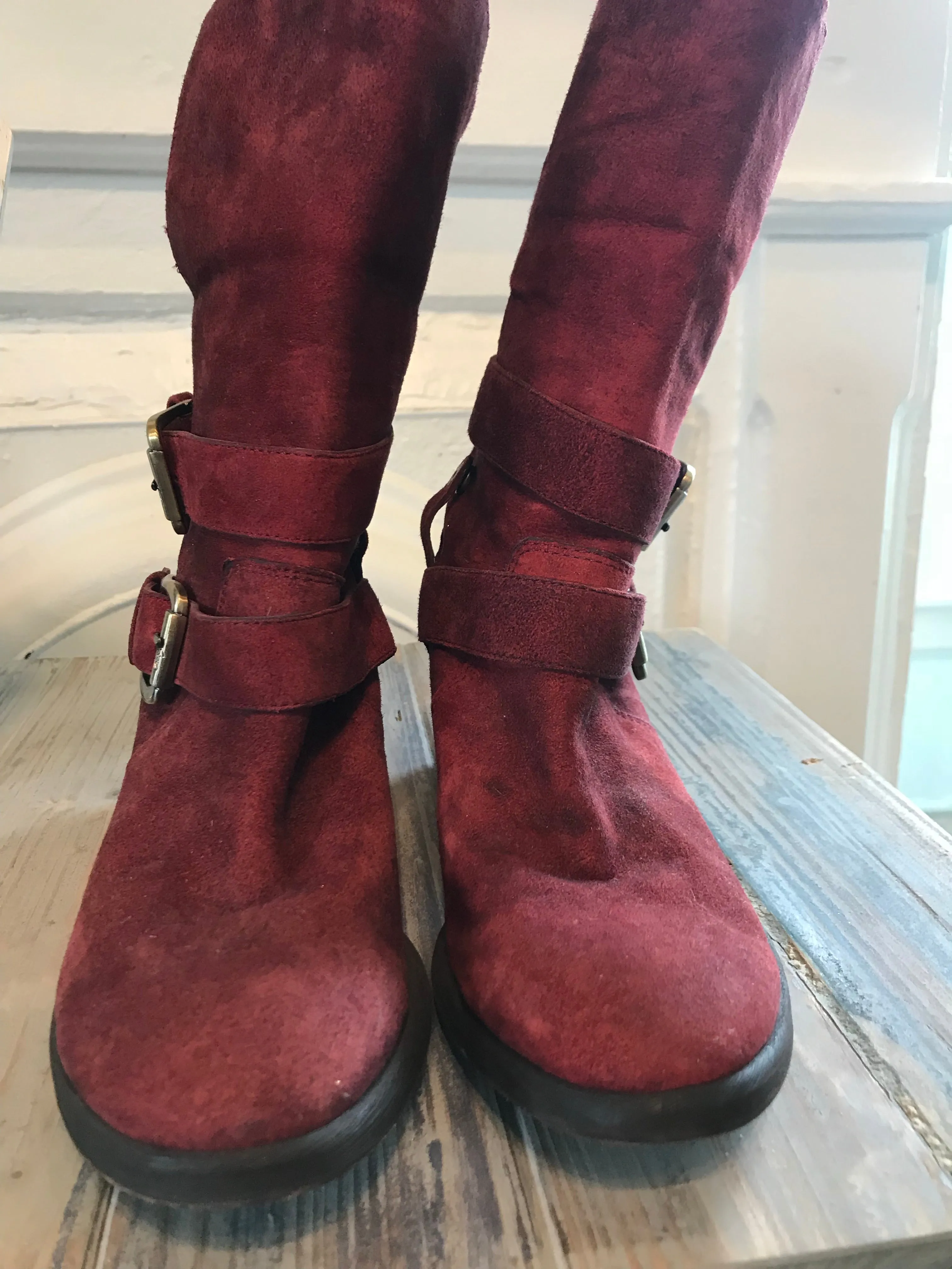 Vintage Suede Boots