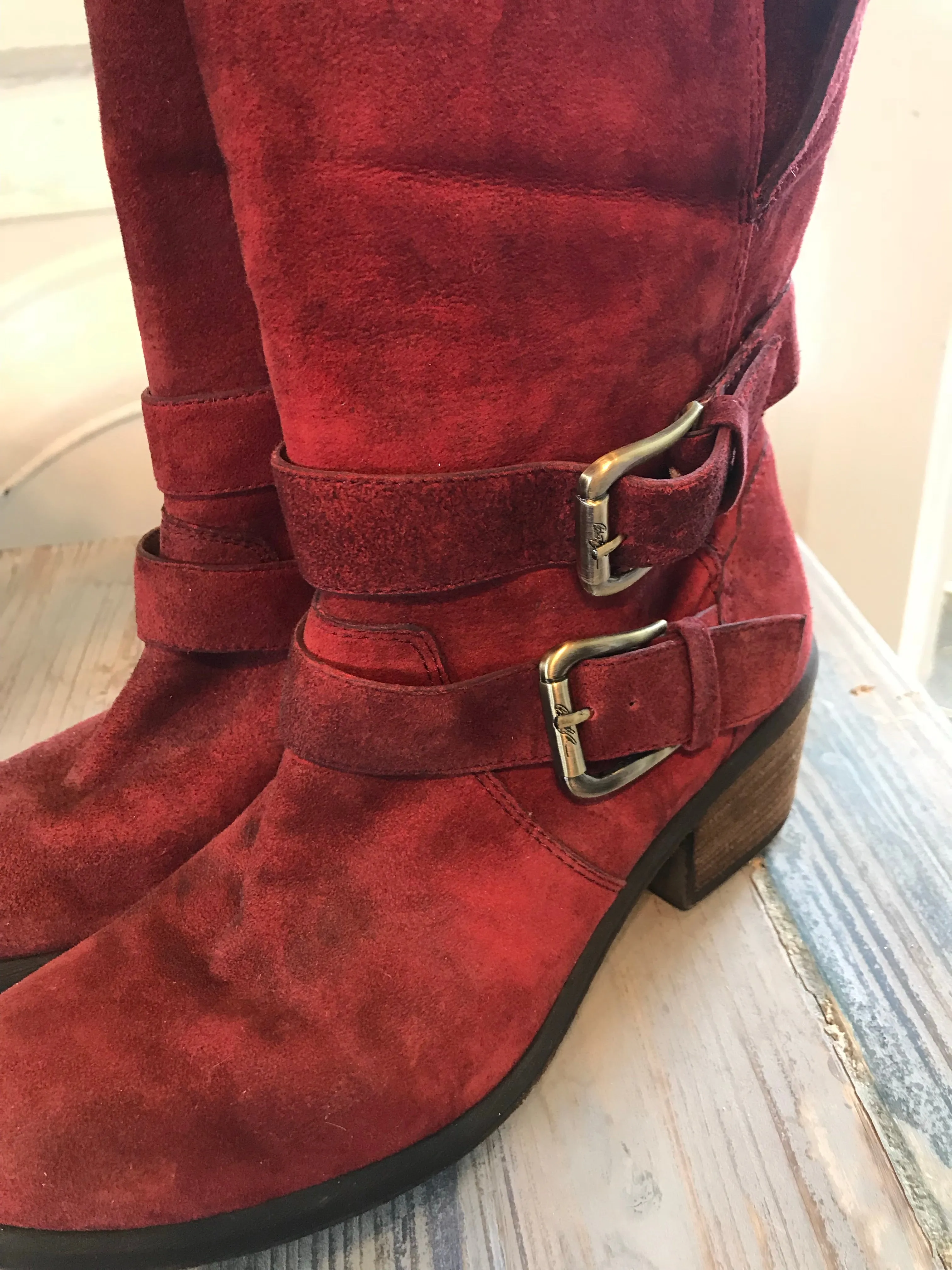 Vintage Suede Boots