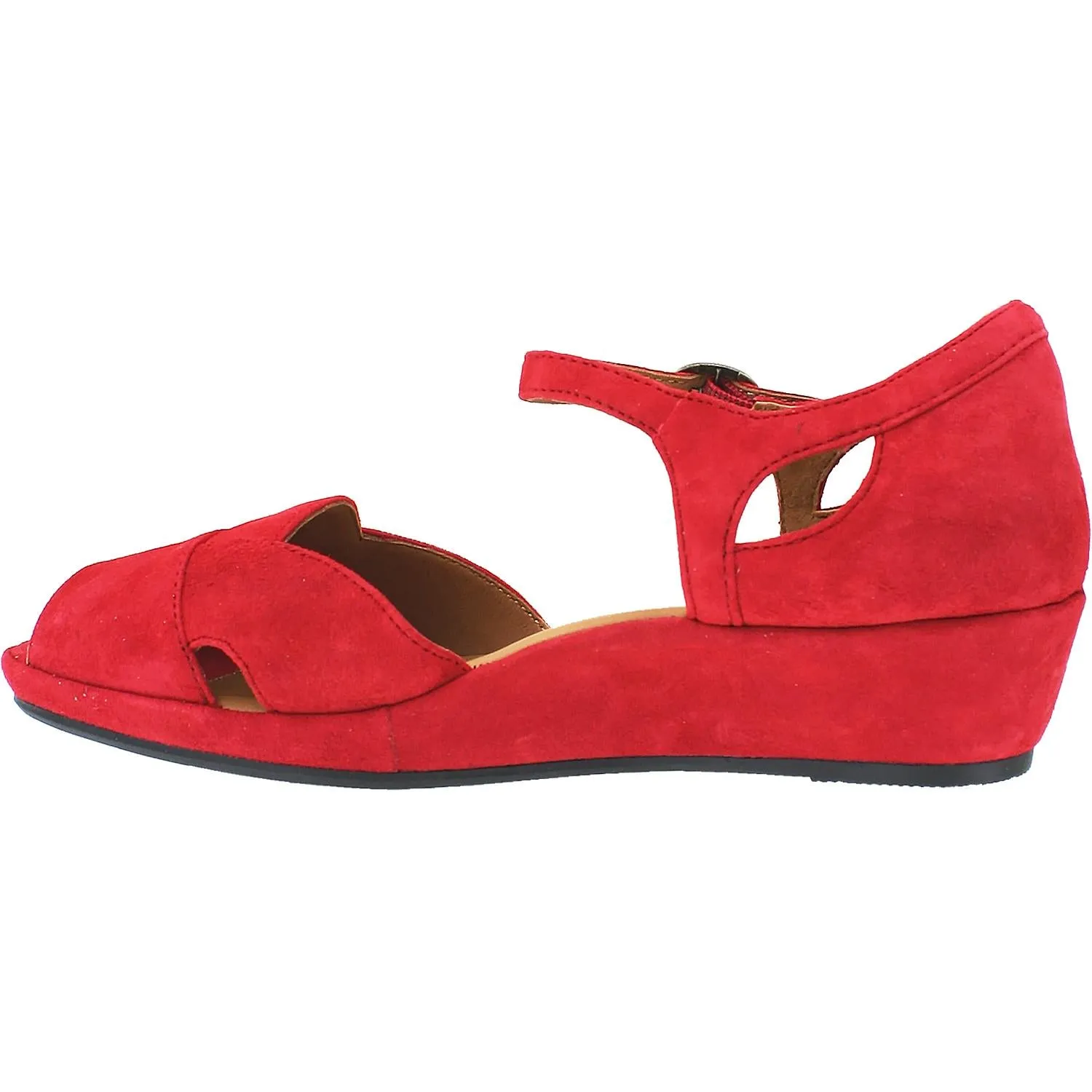 Women's L'Amour Des Pieds Betterton Red Kid Suede