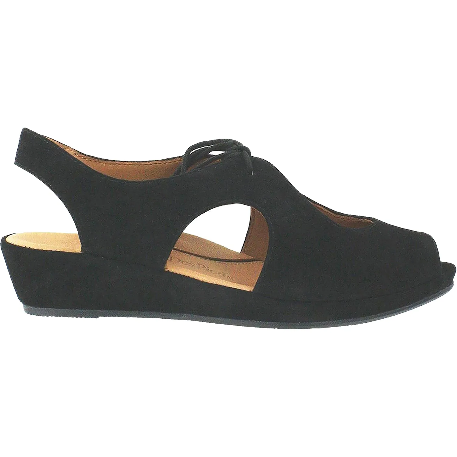 Women's L'Amour Des Pieds Brettany Black Suede