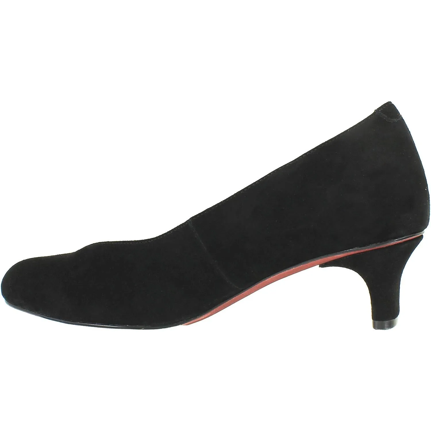 Women's L'Amour Des Pieds Jozefa Black Kid Suede