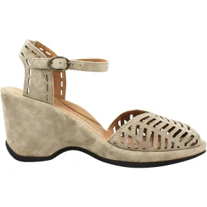 Women's L'Amour Des Pieds Oanez Taupe Kid Suede