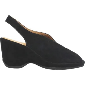 Women's L'Amour Des Pieds Odetta Black Kid Suede