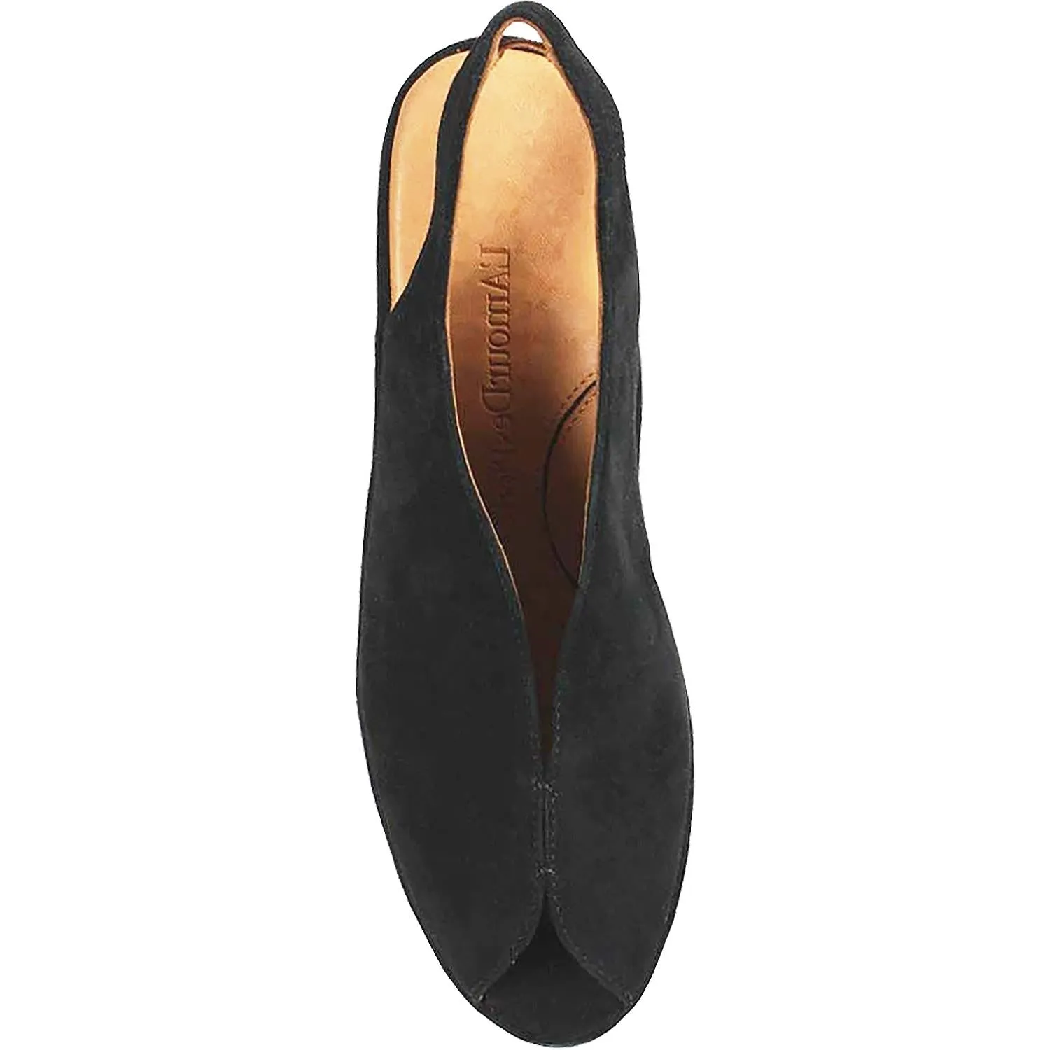 Women's L'Amour Des Pieds Odetta Black Kid Suede