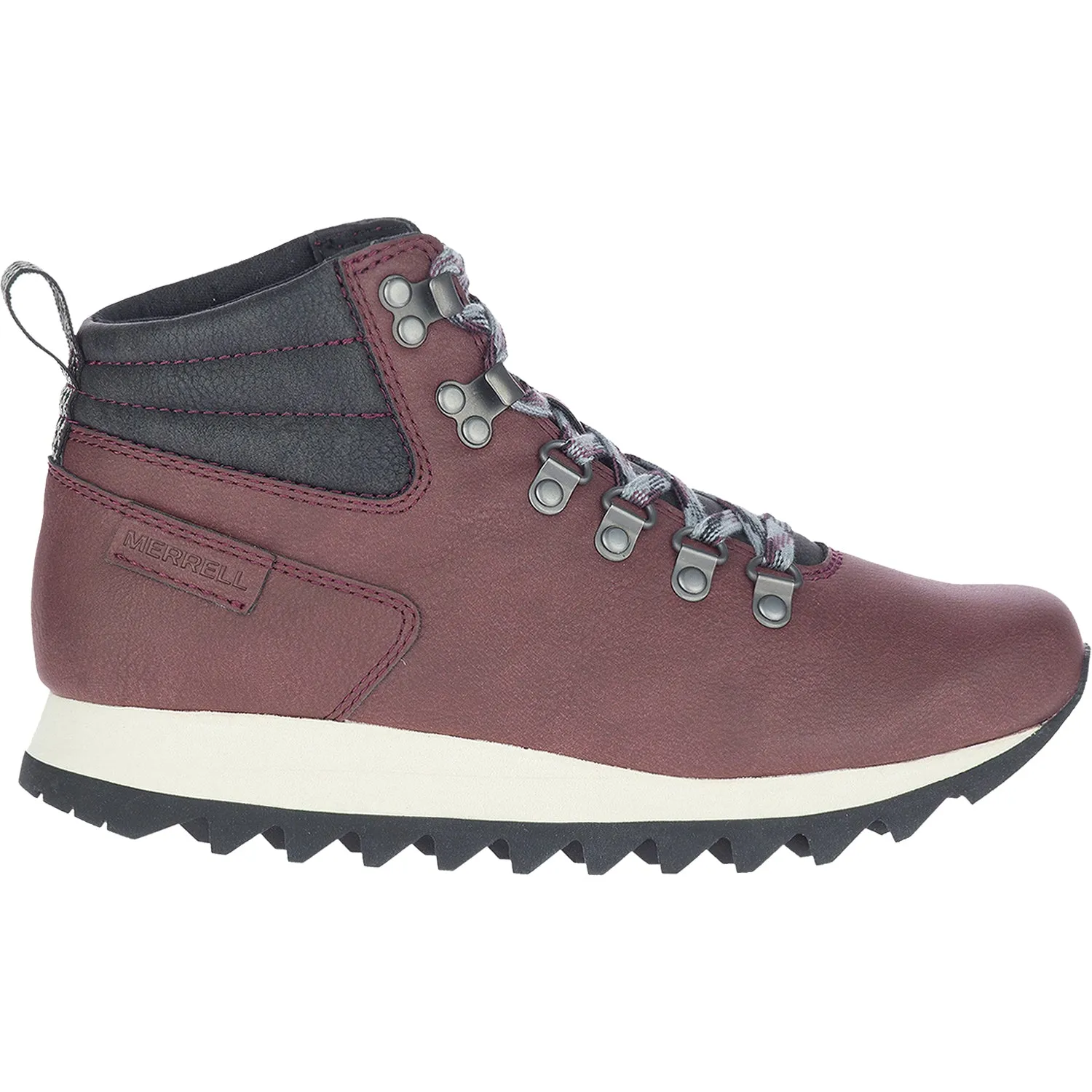 Women's Merrell Alpine Hiker Burgundy Vegan Leather