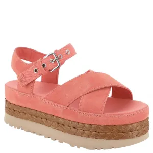 Women's Shoes UGG AUBREY ANKLE Platform Wedges 1152711 VIBRANT CORAL