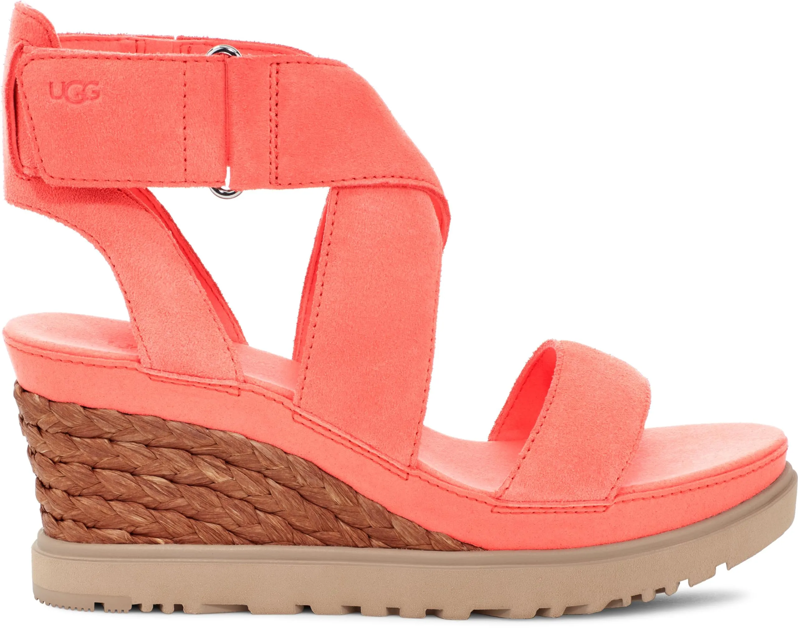 Women's Shoes UGG ILEANA ANKLE Platform Wedges 1155491 VIBRANT CORAL