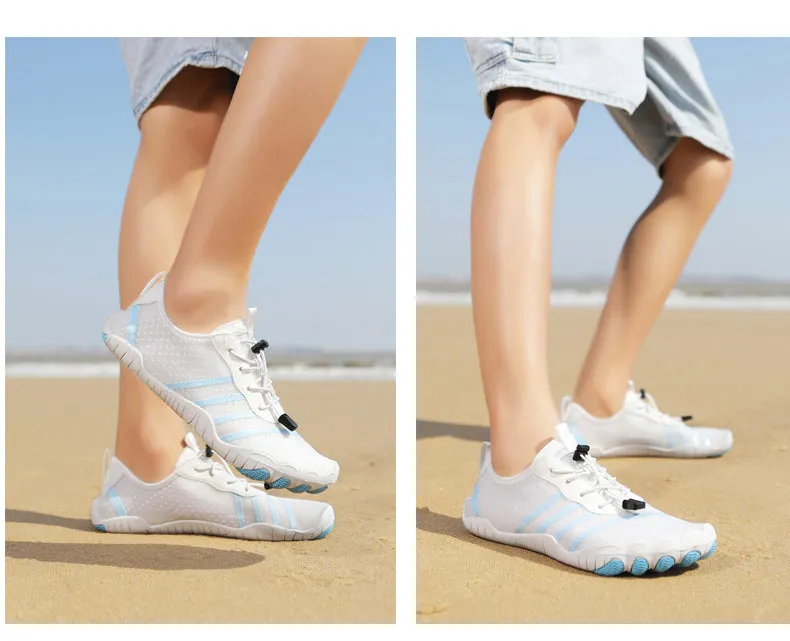 Women's Unisex Summer Breathable Water Shoes Aqua Shoes Lightweight Sporty Barefoot Shoes Non-Slip Outdoor Walking Minimalist