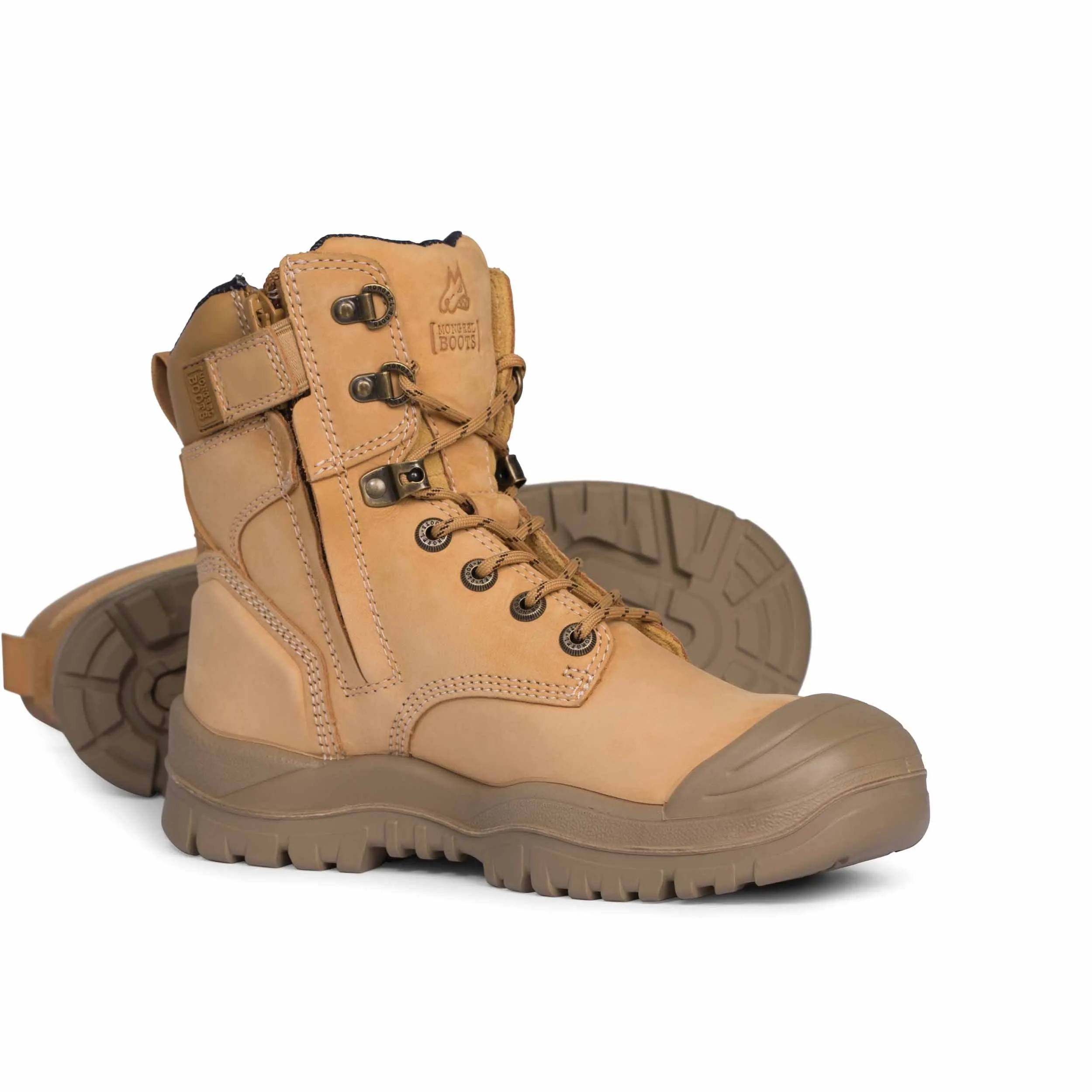 WSC - Mongrel High Ankle ZipSider Boot - Wheat