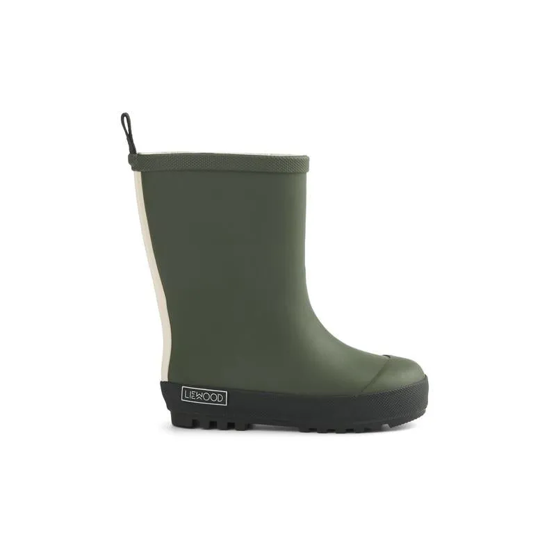 ZZZ Liewood Mason Thermo Rain Boot | Hunter Green/ Black Mix