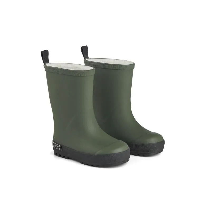 ZZZ Liewood Mason Thermo Rain Boot | Hunter Green/ Black Mix